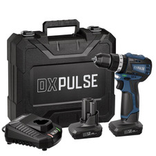 Draper DXPULSE 27885 12V Brushless Combi Drill Kit, 2 x 4.0Ah Batteries, 1 x Fast Charger