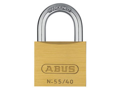 ABUS 55/40mm Brass Padlock Keyed Alike 5402