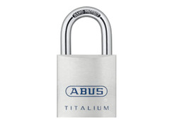 ABUS 80TI/40mm TITALIUM Padlock Keyed Alike KA8012