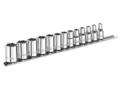 Expert E194675 1/4in Drive Socket Set, 13 Piece