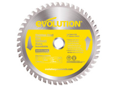 Evolution EVOBLADESS Stainless Steel Cutting Circular Saw Blade 180 x 20mm x 48T