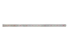 Faithfull Matt Silver Measuring Rule 1000mm