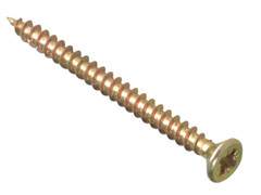 ForgeFix FPMPS450Y Multi-Purpose Pozi Compatible Screw CSK ST ZYP 4.0 x 50mm Forge Pack 15