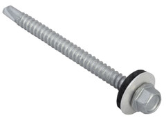 ForgeFix TFHL5570 TechFast Hex Head Roofing Screw Self-Drill Light Section 5.5 x 70mm Pack 50