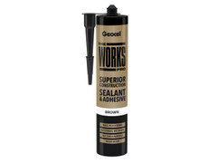 Geocel 6001244/C03 THE WORKS PRO Sealant & Adhesive Brown 290ml