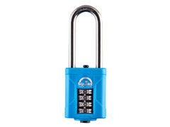 Squire CP40S25BX CP40S25 Heavy-Duty Rustproof Marine Combi Padlock 40mm Long Shackle 63mm Boxed