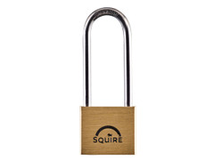 Squire LN4S25 LN4S/2.5 Lion Marine Padlock Long Shackle 40mm - HSQLN4S25 - main image