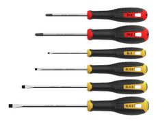 Hultafors 444405 Phillips & Slotted Screwdriver Set, 6 Piece - HUL444405