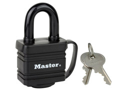 Master Lock 7804EURD Weather Tough Black Finish 40mm Padlock