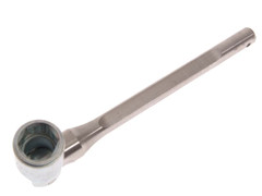 Priory PRI383716TAG 383 Scaffold Spanner Stainless Steel Hex 7/16W Flat Handle