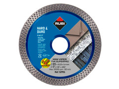 RUBI TILING TOOLS 32951 TVA 85 SUPERPRO Mini Turbo Viper Diamond Blade 85mm