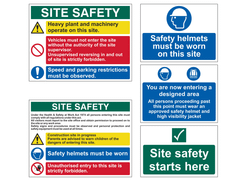 Scan 13974 PVC Construction Site Pack (5 signs)