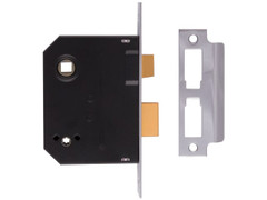 Union Y2294-PL-2.50 2294 Mortice Bathroom Lock Polished Brass 63mm 2.5in Visi
