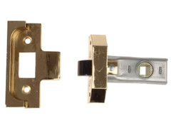 Union Y2650-EB-2.50 Rebated Tubular Mortice Latch 2650 Electro Brass 63mm 2.5in