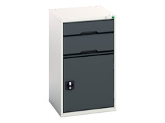 Bott 16925037.19 Verso 2 Drawer + Cupboard 900 x 525mm Anthracite Grey