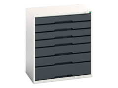 Bott 16925129.19 Verso 7 Drawer Cabinet 800 x 900mm Anthracite Grey