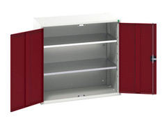 Bott 16926259.24 Verso 2 Shelf Cupboard 1050mm Crimson Red
