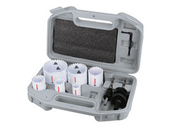 Bosch Powertool Accessories 2.608.594.613 Multi Material Hole Saw Electrician's Set, 9 Piece