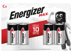 Energizer® S15274 Max Alkaline Battery C x 4 S15274