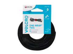 Velcro® VEL-EC60253 Reusable Ties 10mm x 5m Black 60253