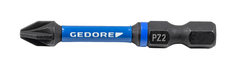 Gedore 3517519 666 TR50 PZ2-02 Torsion bit set cross recess PZ 2, Length 50 mm