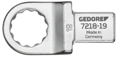 Gedore 7694440 7218-27 Rectangular ring end fitting SE 14x18 27 mm