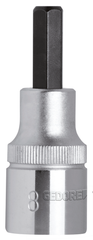Gedore 3300359 R62550510 Screwdriver bit socket 1/2" 5 mm length 55 mm