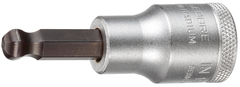 Gedore 2663090 IN 19 K 14 Screwdriver bit socket socket 1/2" Ball end hexagon socket 14 mm