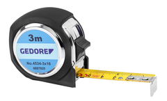 Gedore 6697920 4534-3 Steel tape measure 3 m