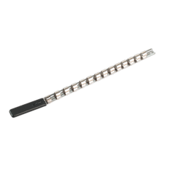 Sealey AK1214 Premier Socket Retaining Rail with 14 Clips 1/2"Sq Drive