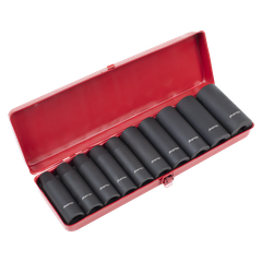 Sealey AK58/11M Premier Deep Impact Socket Set 1/2"Sq Drive 10pc