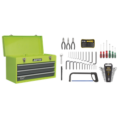 Sealey AP9243BBHVCOM American Pro Tool Chest 3 Drawer with 93pc Tool Kit