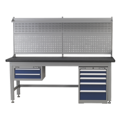 Sealey API2100COMB02 Premier Industrial Complete Workstation & Cabinet Combo 2.1m