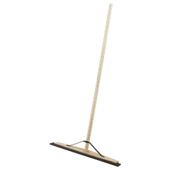 Sealey BM24RS Rubber Floor Squeegee with Wooden Handle 24"(600mm)