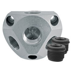 John Guest CAS34WB Wall Box 3 x 3/4"BSP Connection