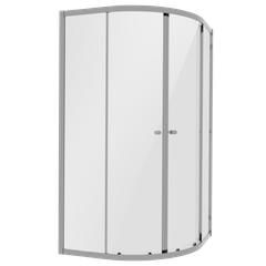 Baridi DH302 Quadrant Shower Entry Enclosure 900 x 900 x 1850mm with 6mm Tempered Glass - Chrome