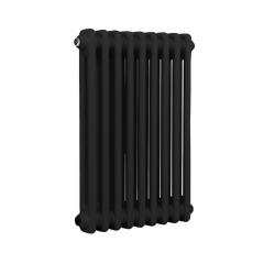Baridi DH361 Horizontal Traditional 2 Column Radiator 600 x 427mm - Black