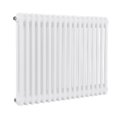 Baridi DH368 Horizontal Traditional 2 Column Radiator 600 x 832mm - White