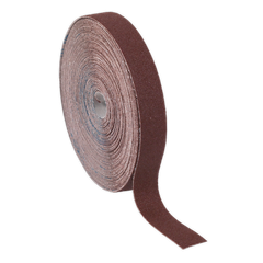 Sealey ERB2550120 Emery Roll 120Grit 25mm x 50m - Brown
