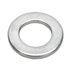 Sealey FWA1630 Zinc Plated Form A Flat Washer M16 x 30mm, DIN 125 - Pack of 50