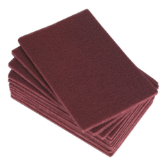 Sealey HP1523M Abrasive Finishing Pad 150 x 230mm, Medium - Pack of 10