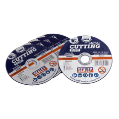 Sealey PTC/100CET5 100 x 1.2mm Cutting Disc 16mm Bore - Pack of 5