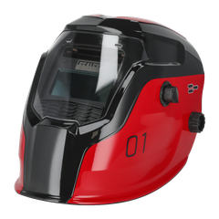 Sealey PWH1 Auto Darkening Welding Helmet Shade 9-13 - Red