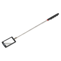 Sealey S0948 Siegen Telescopic Inspection Mirror with 2 LEDs 52 x 83mm