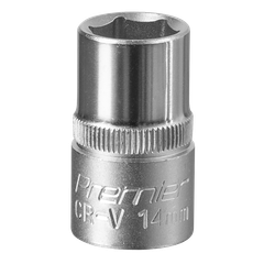 Sealey S1214 Premier Socket 1/2"Sq Drive 14mm