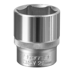Sealey S1229 Premier Socket 1/2"Sq Drive 29mm