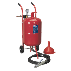 Sealey SB997 Shot Blaster with Water Trap & Wheels 37L