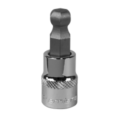 Sealey SBBH008 Premier Ball-End Hex Socket Bit 3/8"Sq Drive 10mm