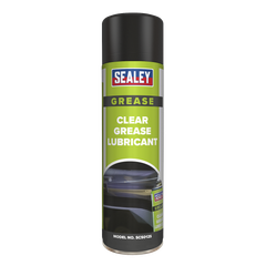 Sealey SCS012 Clear Grease Lubricant 500ml - Pack of 6