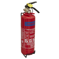 Sealey SDPE01 Dry Powder Fire Extinguisher 1kg